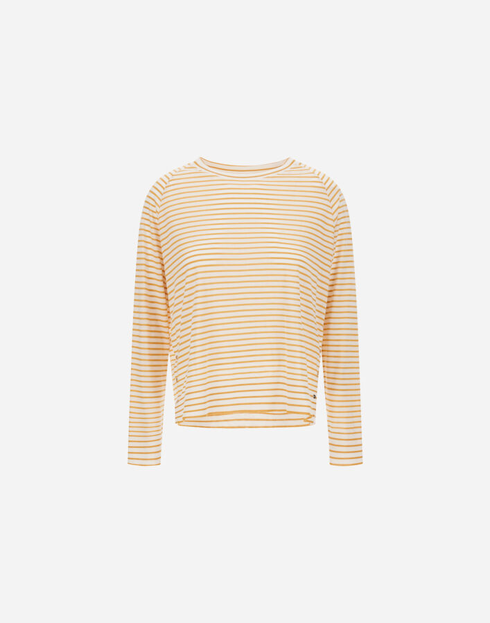 Herno LONG-SLEEVED T-SHIRT IN GLAM KNIT&nbsp;EFFECT White JG000311D520561038