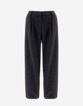 Herno TROUSERS IN TWINKLE PINSTRIPED Grey PT000059D334199480
