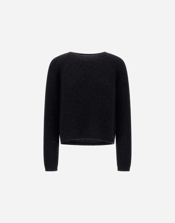 Herno FISHERMAN'S RIB MOHAIR JUMPER Black MG000254D703609300