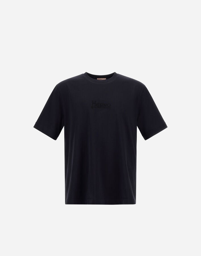 RESORT T-SHIRT IN PURE COTTON JERSEY Herno Herno RESORT T-SHIRT IN PURE COTTON JERSEY Navy Blue JG00045UR521089200