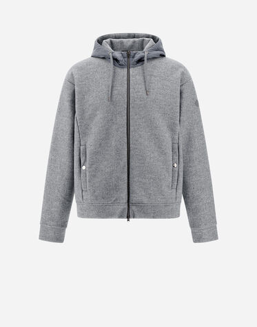 メンズ ストロングウールセーター＆ナイロンシャモニー スウェット  