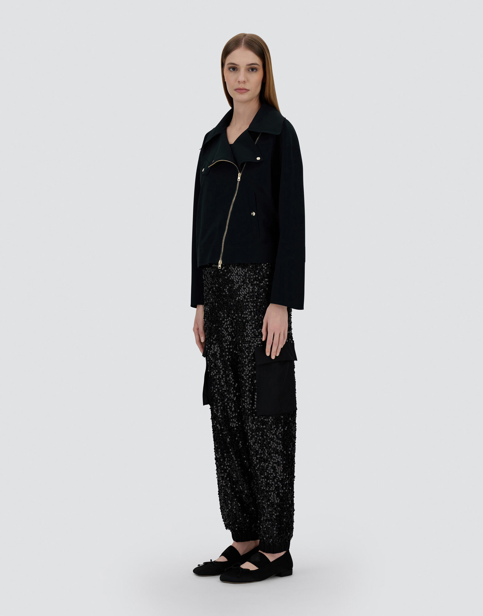 【HERNO】ファースト アクト バイカージャケット FIRST-ACT PEF BIKER JACKET in Camel for Women | Herno®
