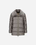 Herno OVERSIZED ULTRALIGHT NYLON AND LADY JACKET Light Grey PI001536D120179406