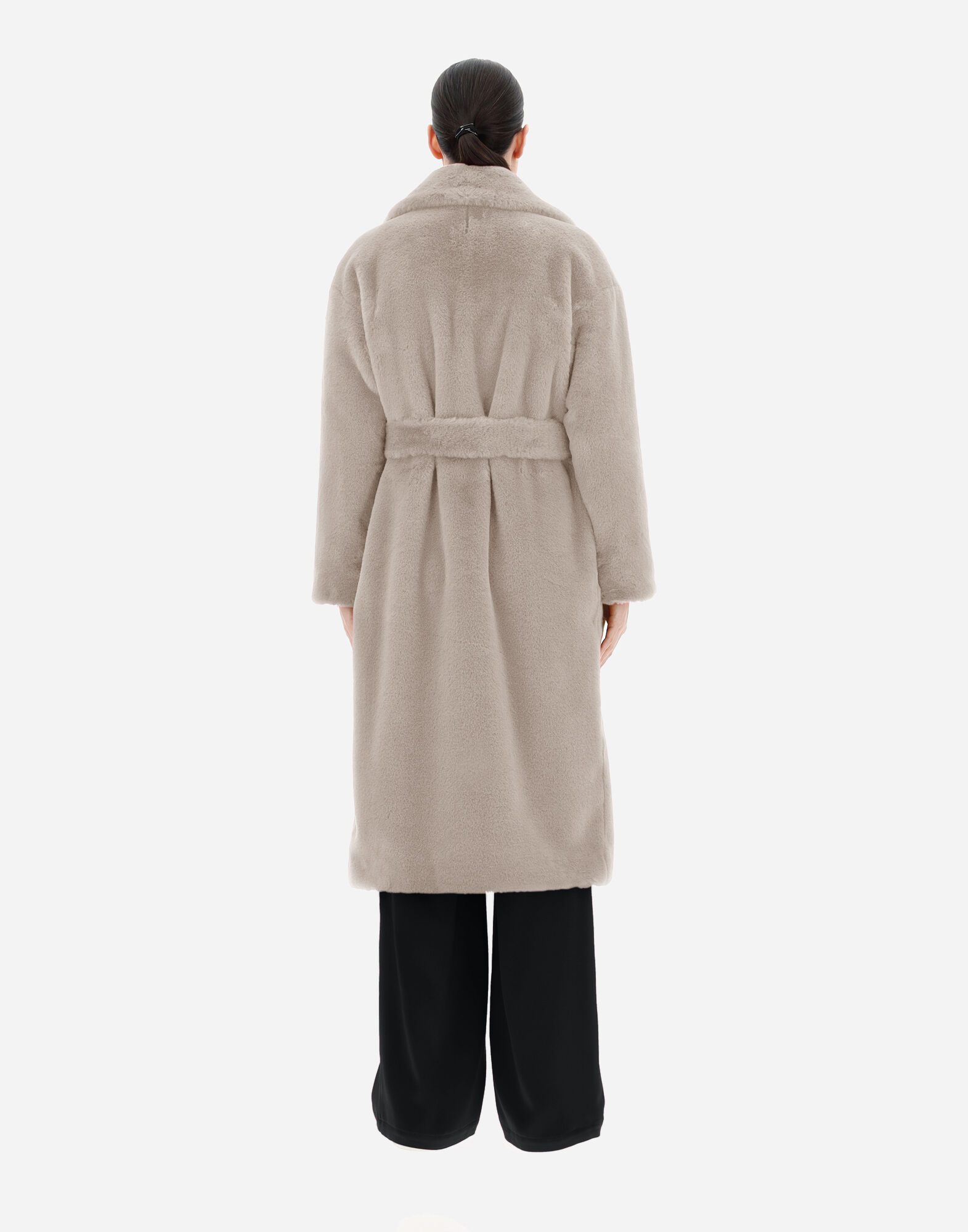 COAT IN SOFT FAUX FUR in Chantilly for Women | Herno®