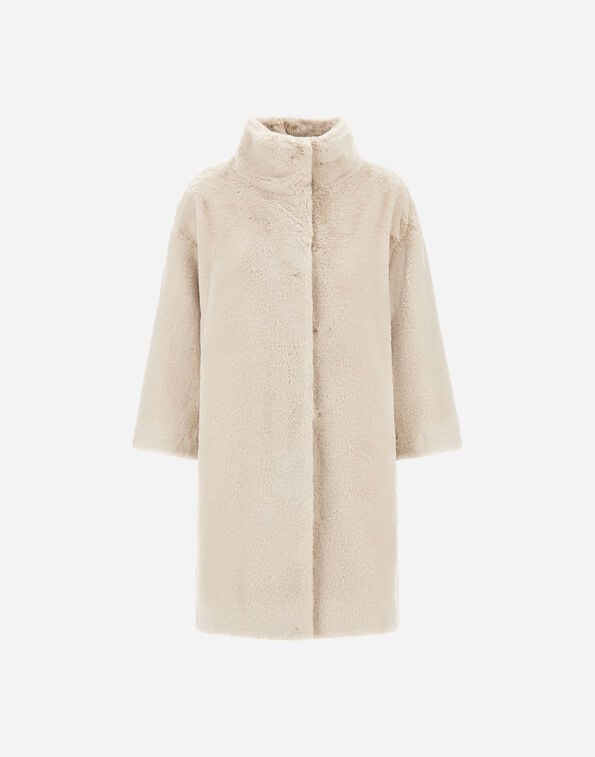 Herno COAT IN SOFT ALTERNATIVE FUR Chantilly GC000491D124221985