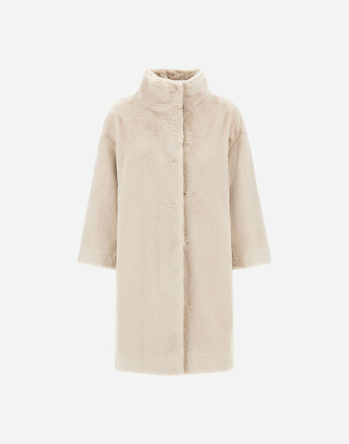 Herno COAT IN SOFT ALTERNATIVE FUR Chantilly GC000491D124221985
