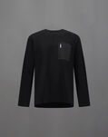 Herno LAMINAR T-SHIRT IN MERCERISED JERSEY AND 2L GORE-TEX Black JG00071UL520959300