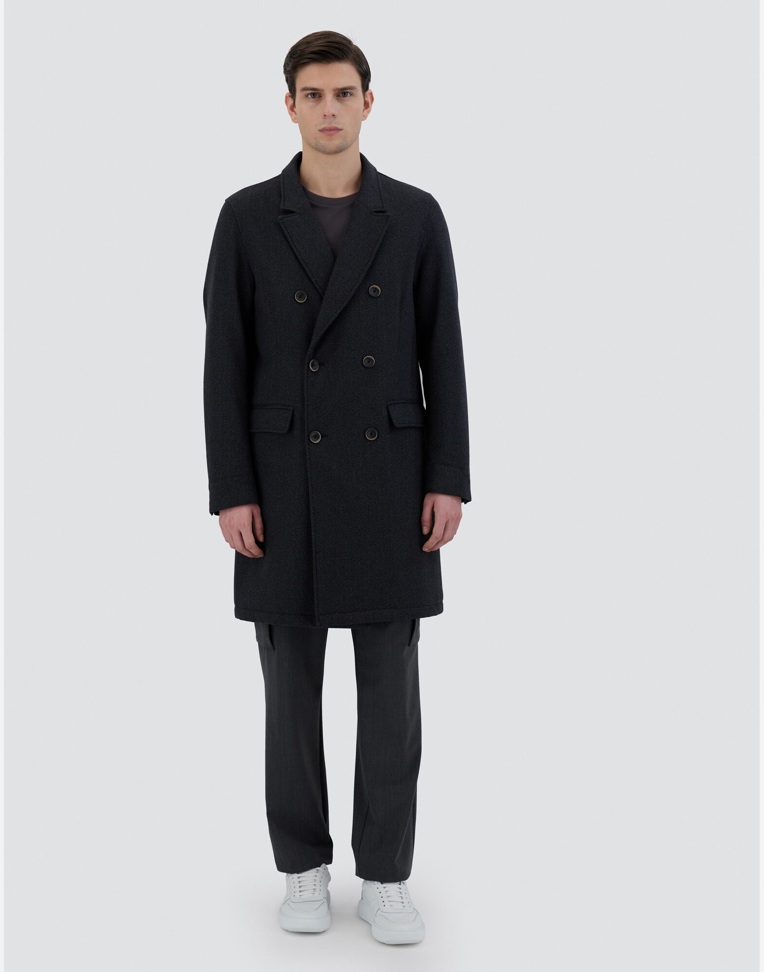 メンズ グリーン ストーム システム コート グレー | Herno® (ヘルノ)