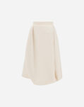 Herno GLOBE SKIRT IN RECYCLED LUREX JACQUARD Beige GN000003X127481980