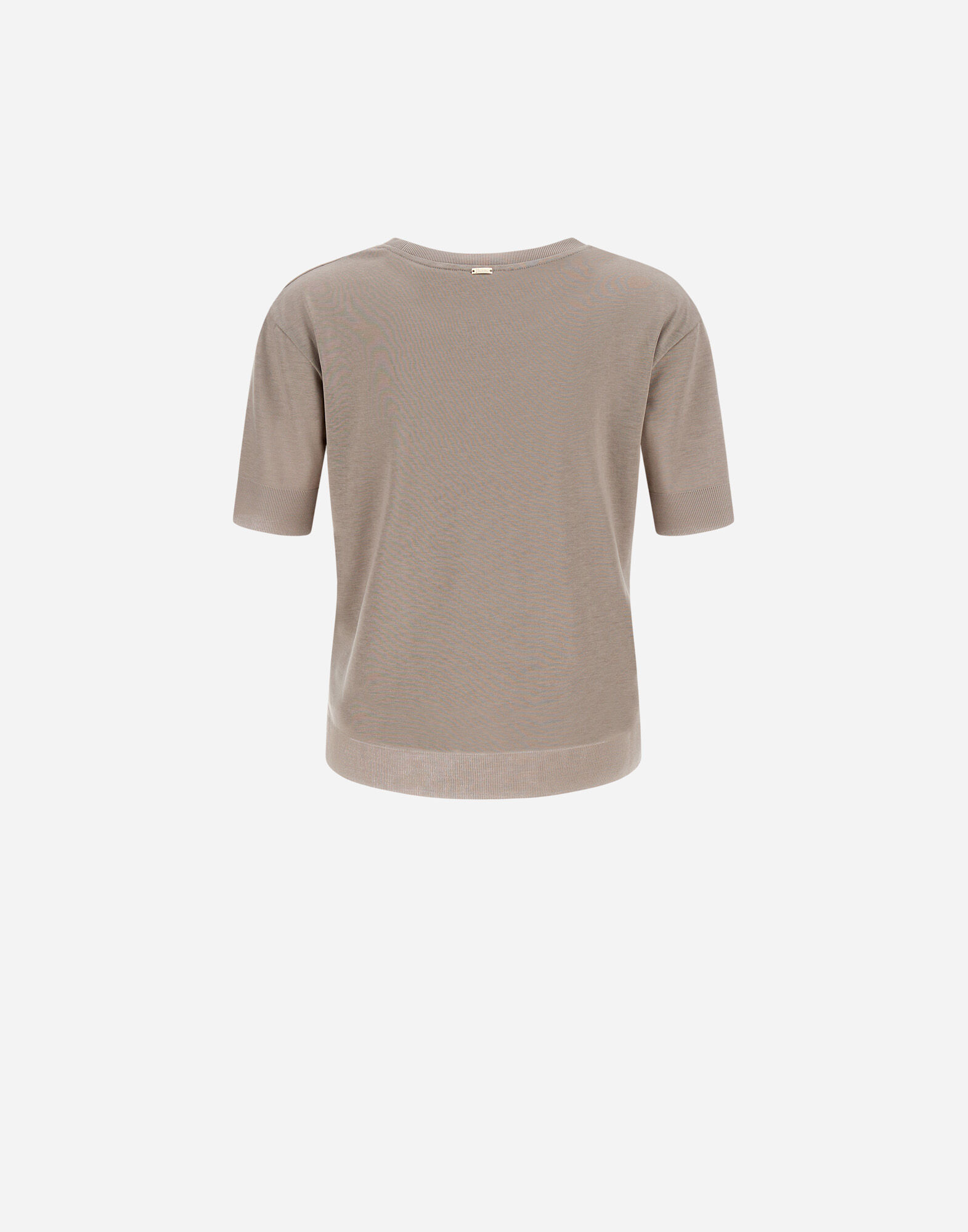 関税送料込★HERNO グラム ニット エフェクト Tシャツ レディース グラム ニット エフェクト Tシャツ グレージュ