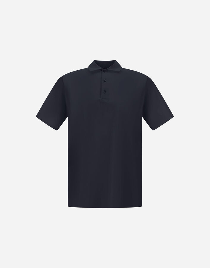 Herno POLO SHIRT IN SUPERFINE COTTON STRETCH Navy Blue JPL00142U520039200