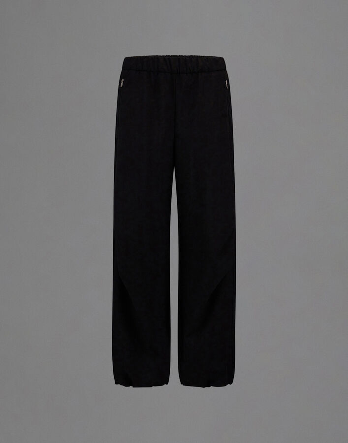 Herno LAMINAR TROUSERS IN WOOL TOUCH Black PT00059DL128479300