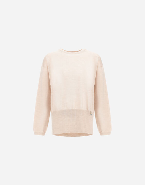 Herno RESORT PURE MERINO WOOL JUMPER Chantilly/Light Blue MG00061DR701491990