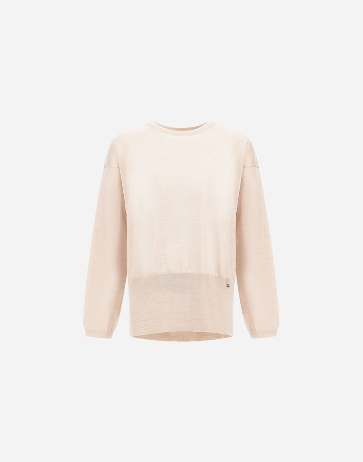 Herno RESORT PURE MERINO WOOL JUMPER Chantilly/Light Blue MG00061DR701491990