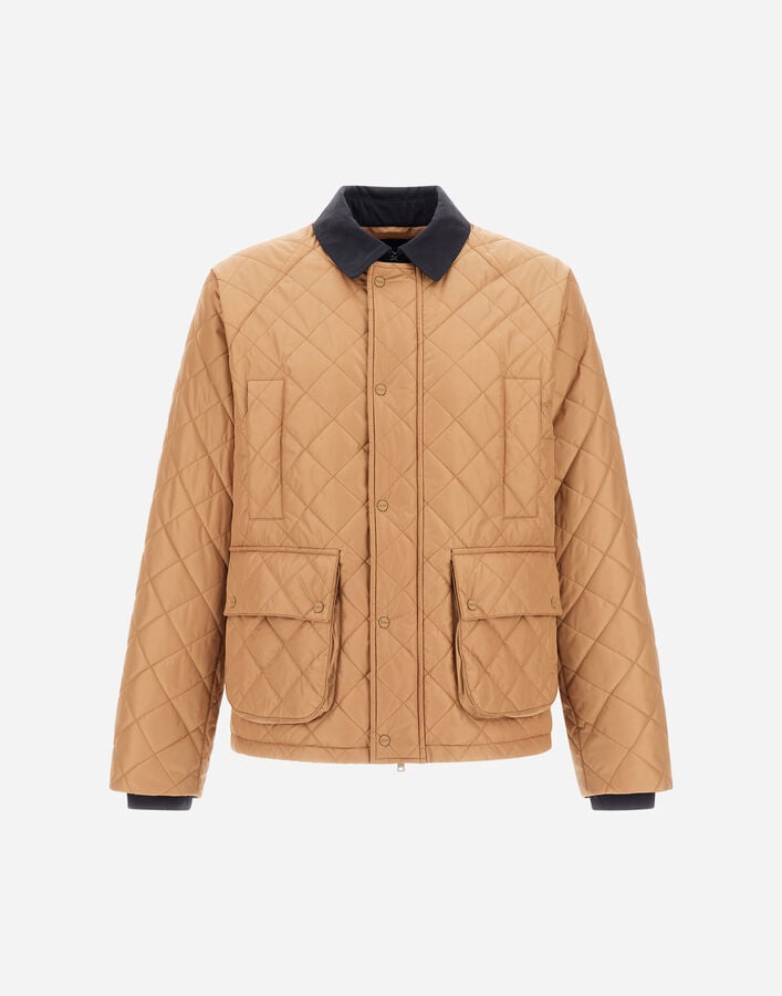 JACKET IN NYLON CHAMONIX AND WAXED TECH COTTON Herno Herno JACKET IN NYLON CHAMONIX AND WAXED TECH COTTON Camel GI000530U12004Z2157