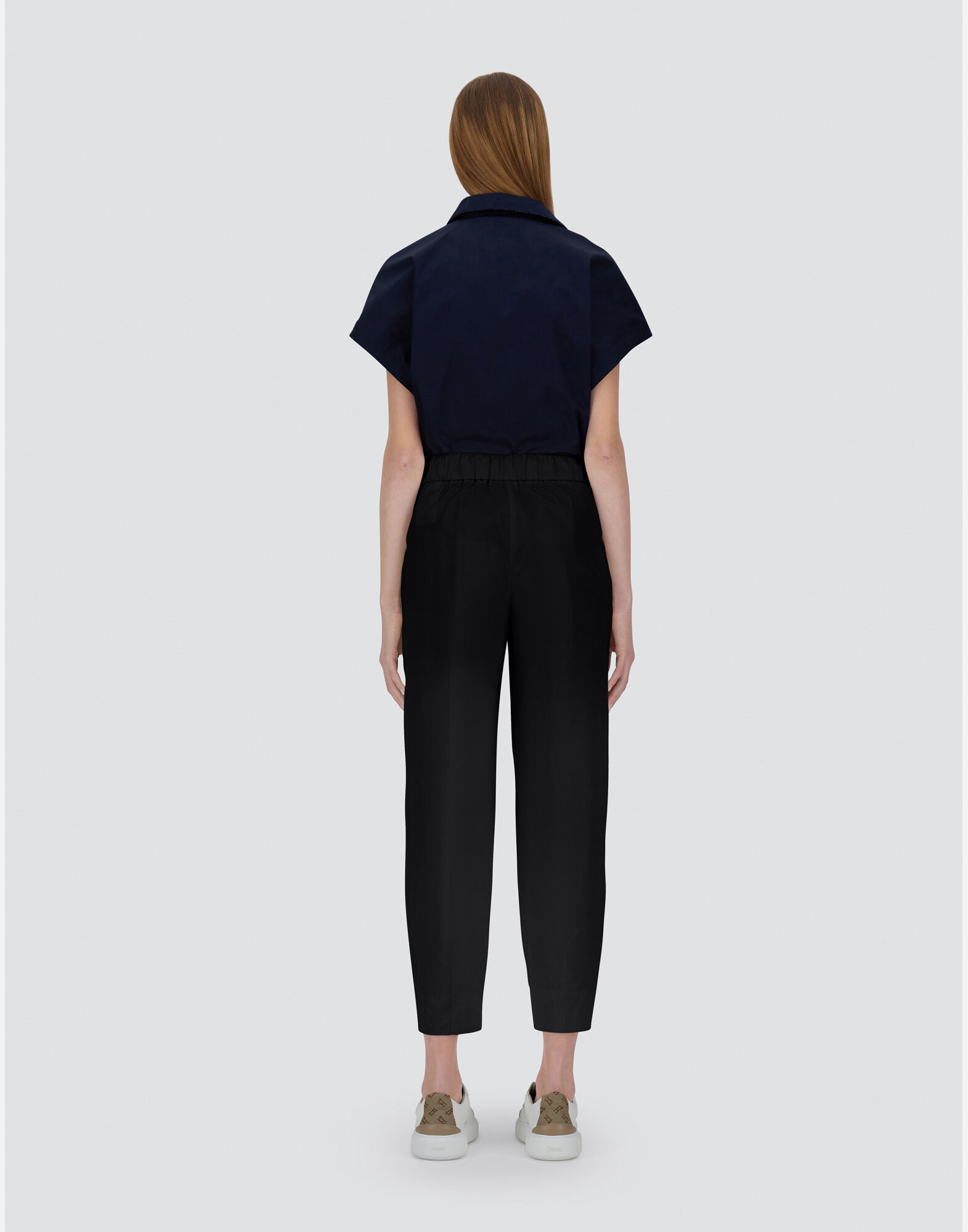 【HERNO】ヘルノ ニュー テクノ タフタ パンツ レディース ニュー テクノ タフタ パンツ ブラック | Herno