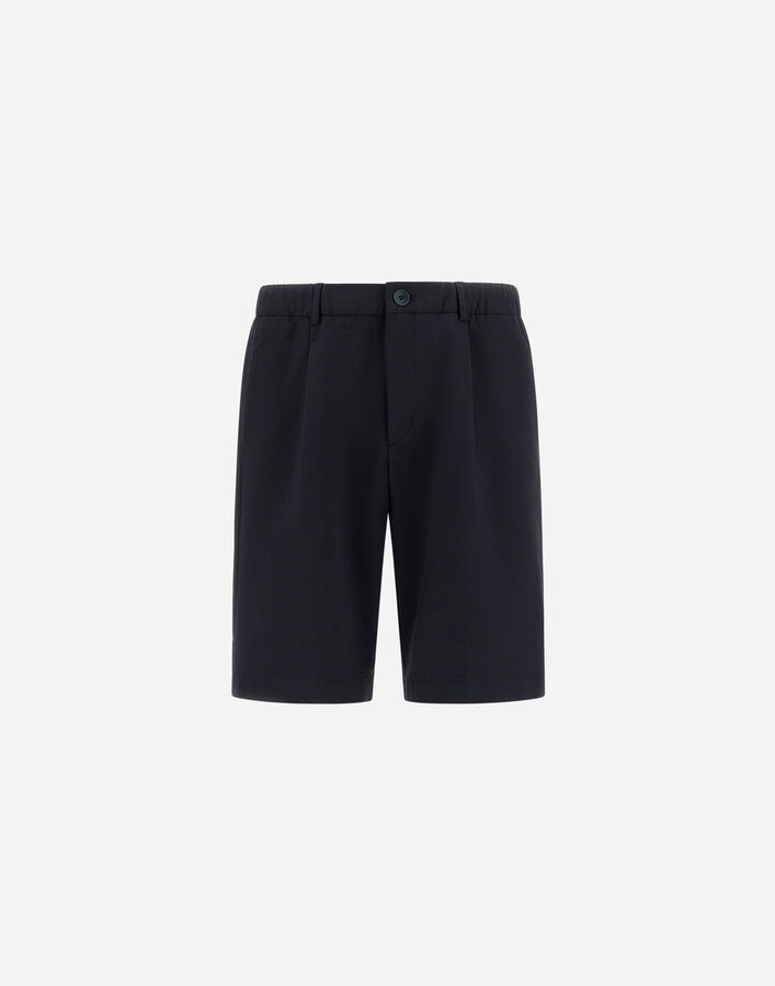 Herno SHORTS IN SEER-CREASE Navy Blue PT000192U126849200