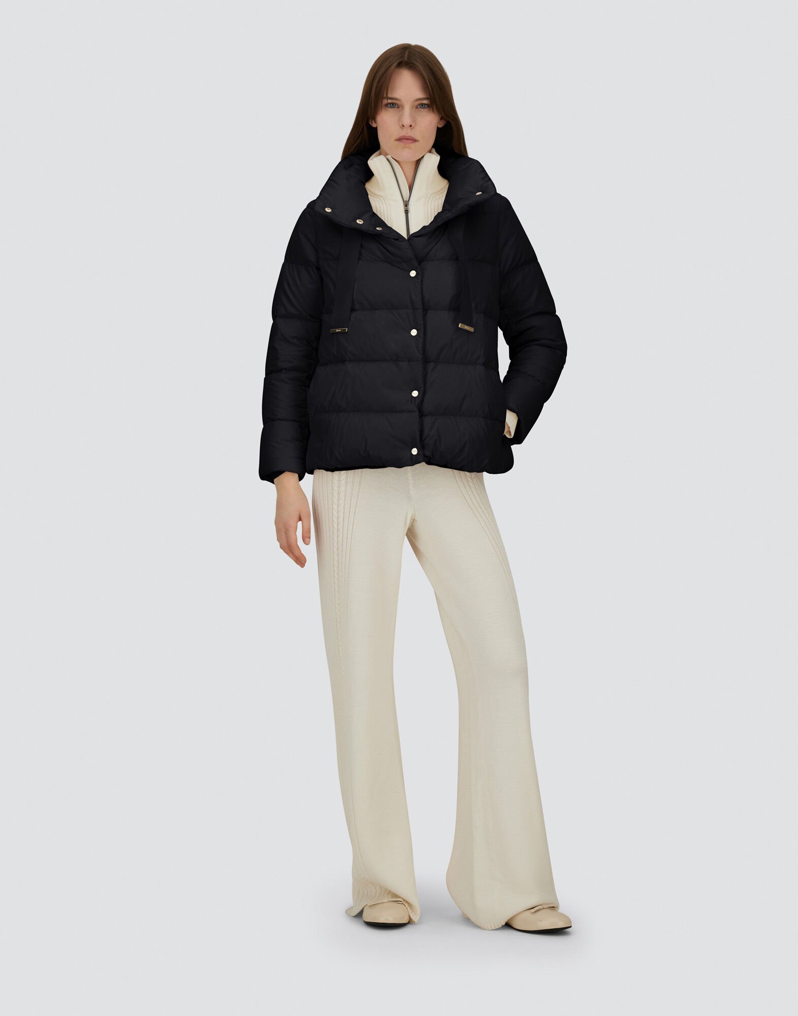 レディース サテン ジャケット ブラック | Herno® (ヘルノ)