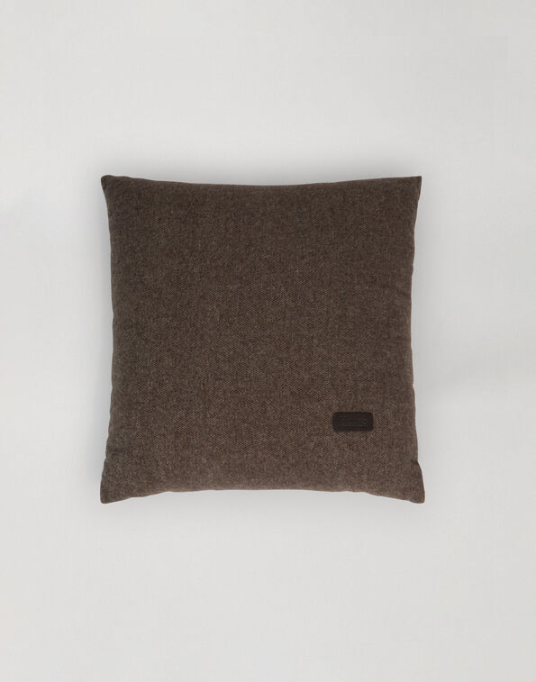 Herno HERNO HABITA WOOL AND CASHMERE CUSHION Coffee WINTERPILLOWLANA018980