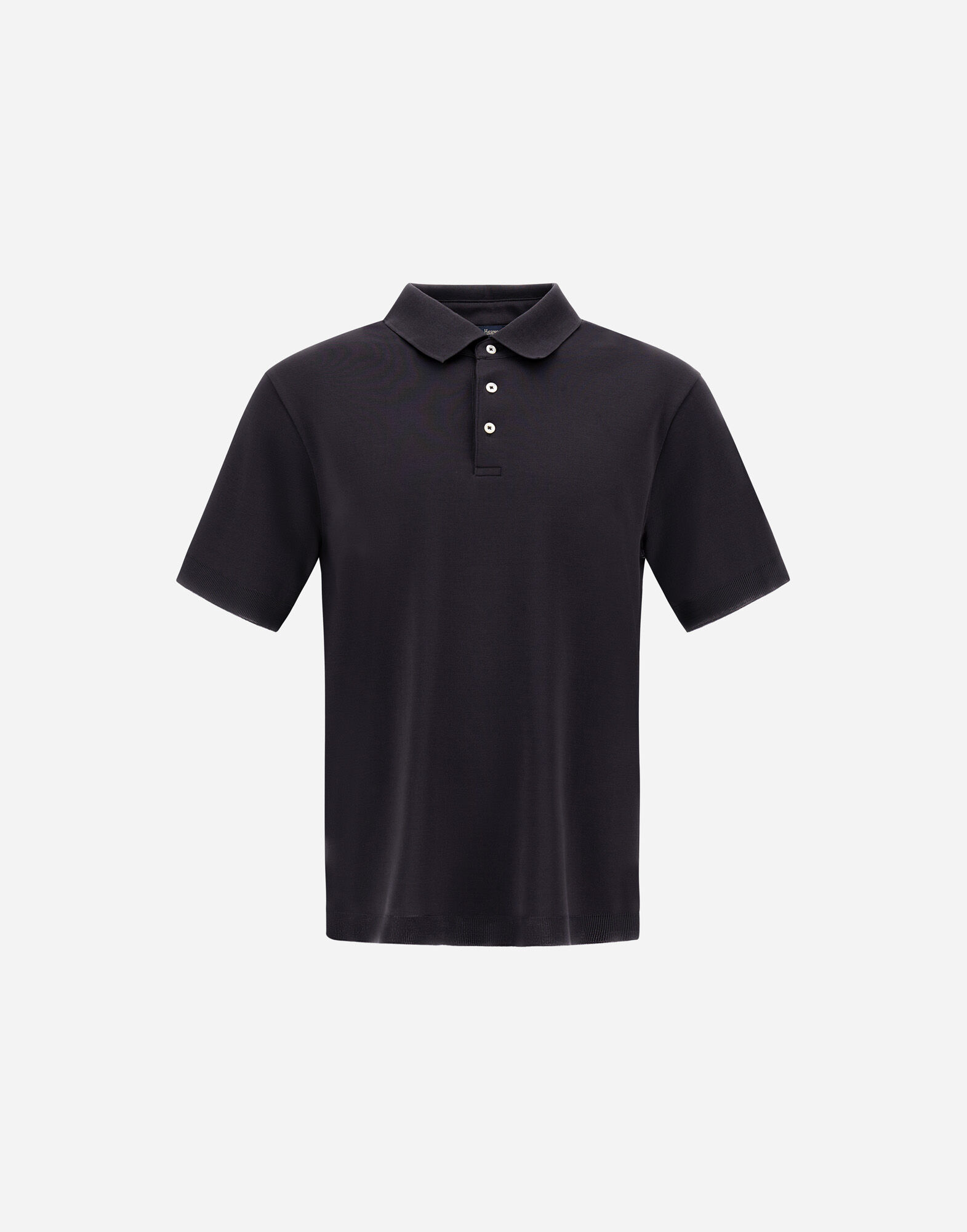 【送料&関税込】Herno Black Jersey Polo Shirt Men's T-shirt & Polo | Herno