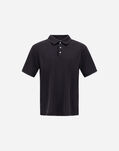 Herno JERSEY KNIT EFFECT POLO SHIRT Blu Navy JPL00125U520599200
