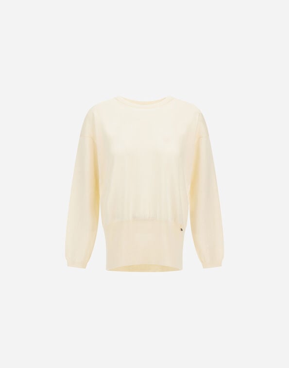 Herno RESORT PURE MERINO WOOL JUMPER Light Yellow MG00061DR701493007