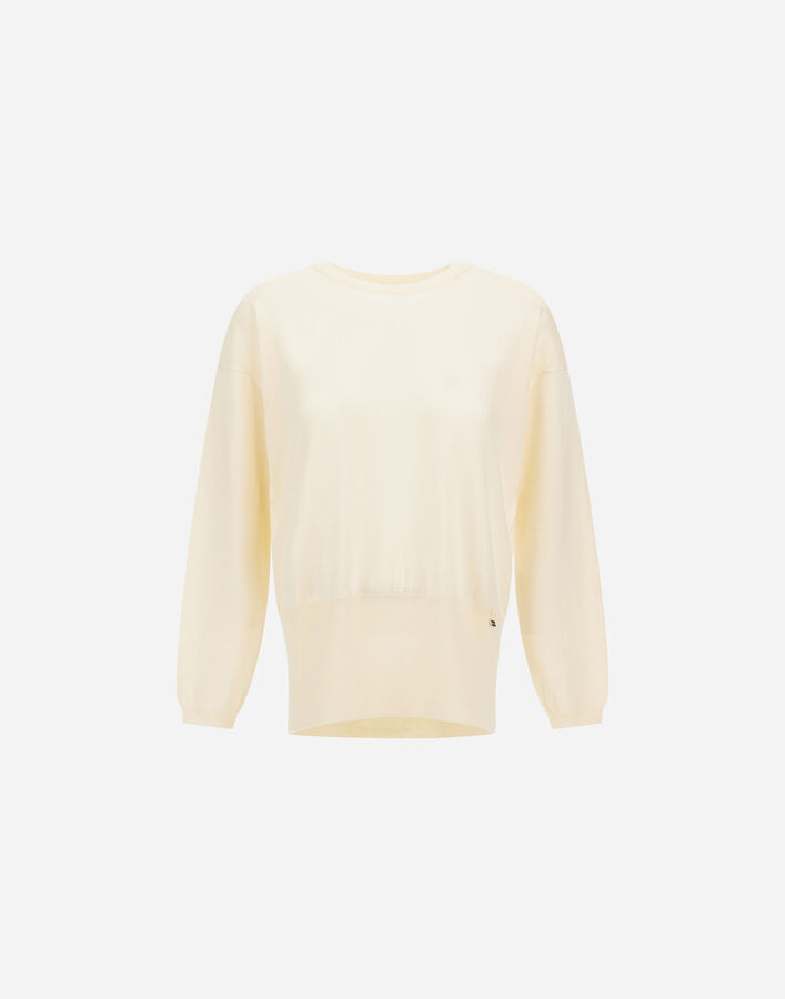 Herno RESORT PURE MERINO WOOL JUMPER Light Yellow MG00061DR701493007