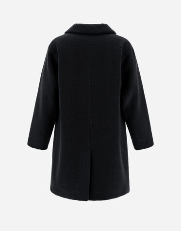 メンズ ニュー エコファー コート ブラックエスプレッソ | Herno® (ヘルノ)