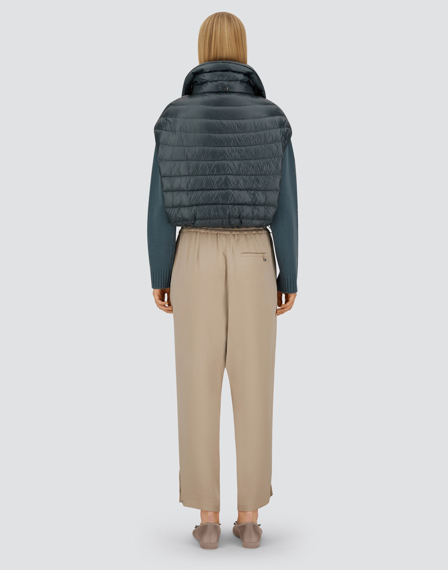 Herno ヘリンボーンノースリーブベスト ウィメンズベスト：ノースリーブウェア | Herno® 公式eショップ