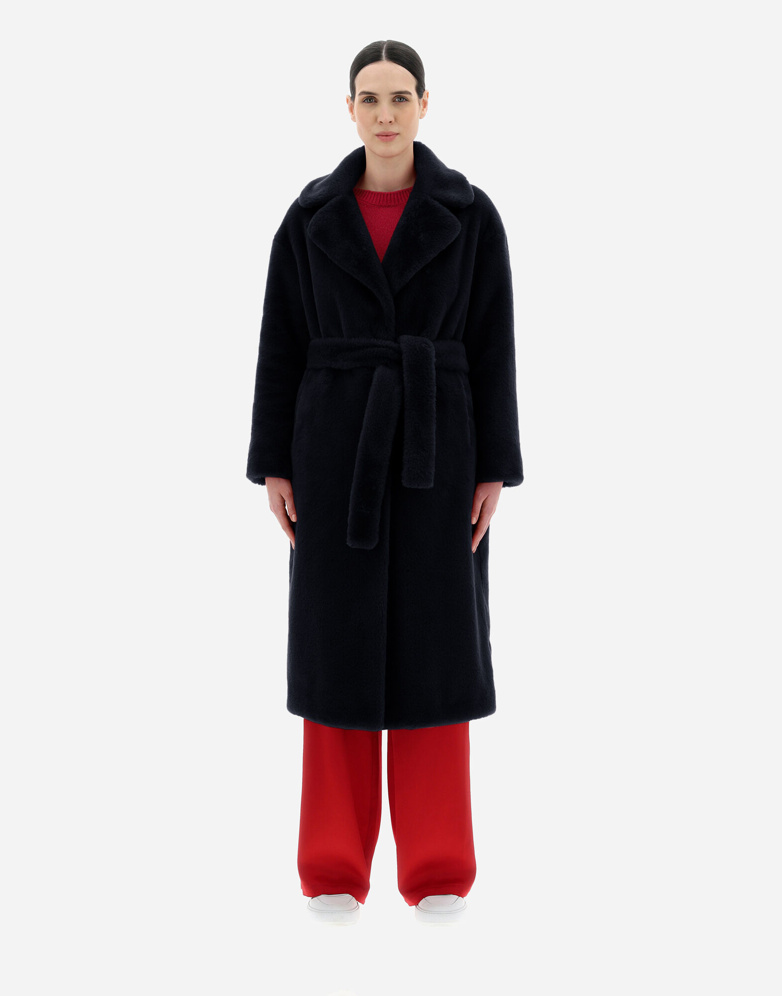 レディース ロングソフトコート ブラック | Herno® (ヘルノ)