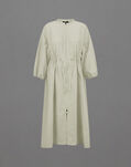 Herno LAMINAR DRESS IN TECH-POPLIN Cream AB00005DL128331115