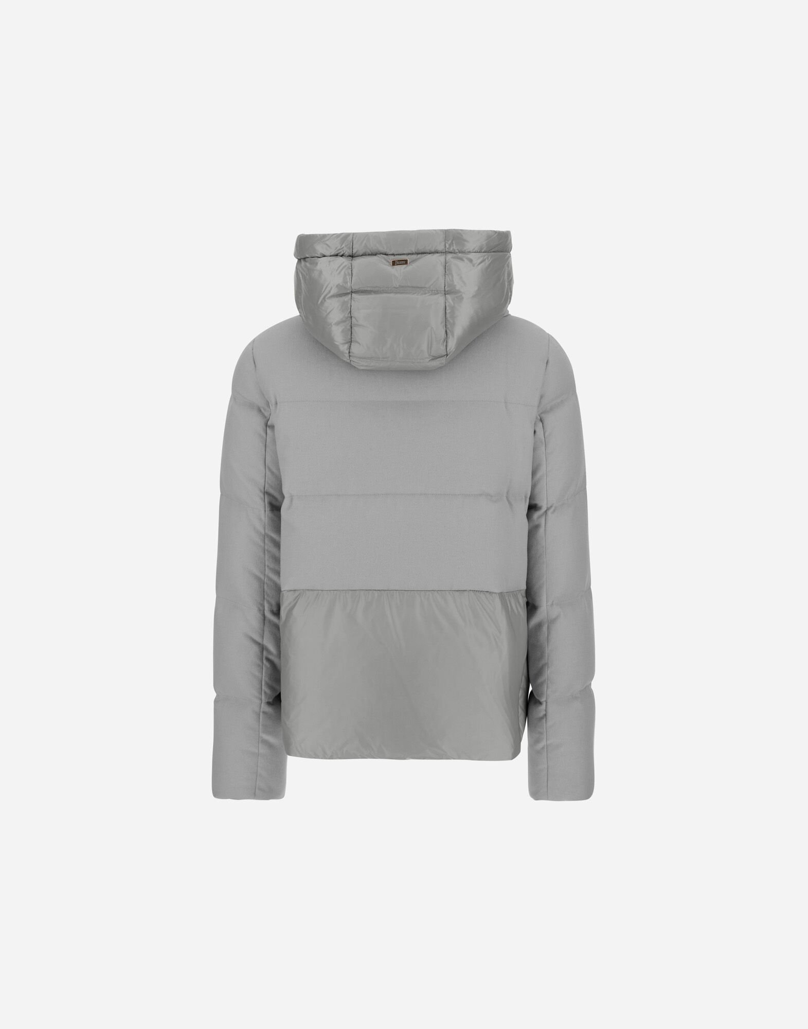 レディース カシミヤ シルク ナイロンウルトラライト ボンバージャケット ライトグレー | Herno® (ヘルノ)