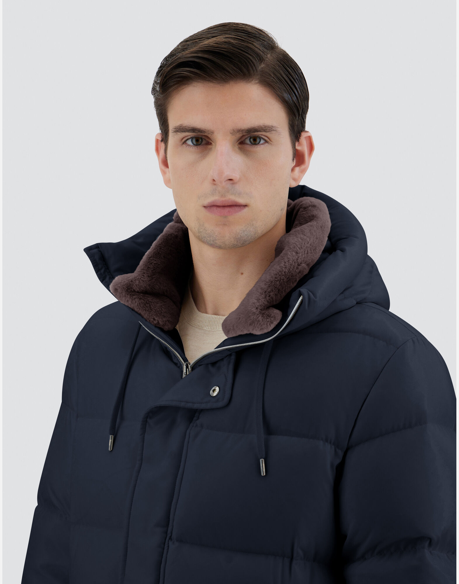 メンズ アレンデール&モノグラムコート ネイビーブルー | Herno® (ヘルノ)