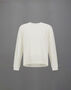 Herno LAMINAR SWEATSHIRT IN WAFFLE JERSEY White/Silver JG00062UL560331001
