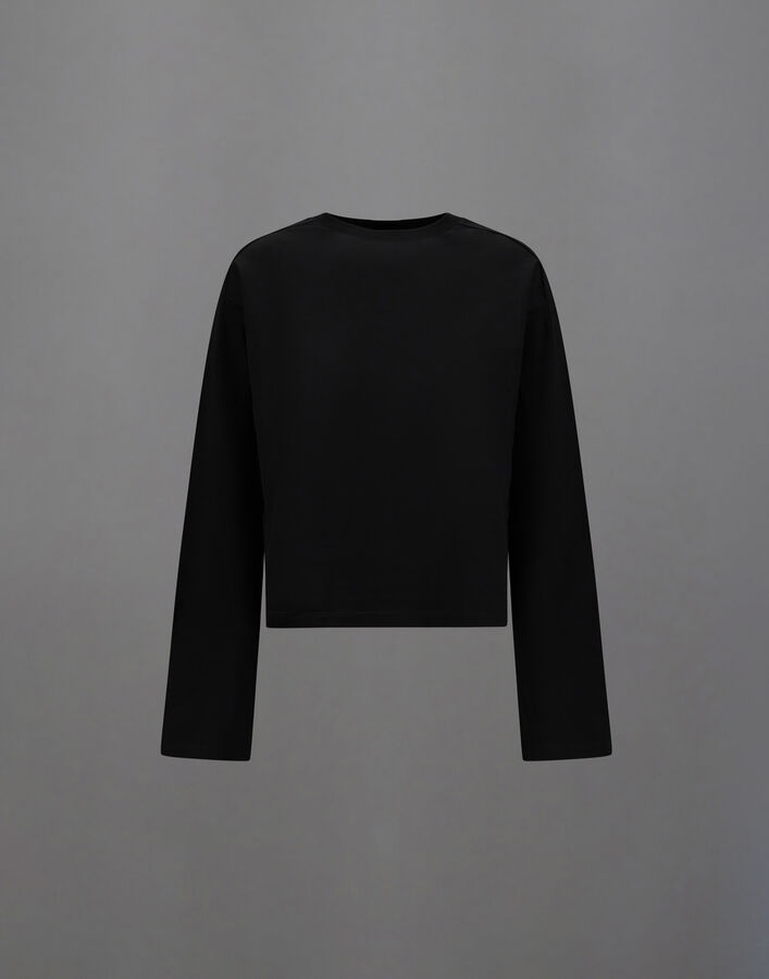 Herno LAMINAR MERCERIZED JERSEY T-SHIRT Black JG00056DL520959300