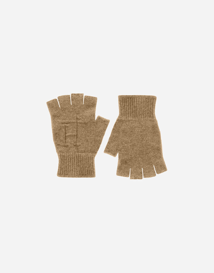 Herno GLOVES IN 100% WOOL Camel GUA00003X701002157