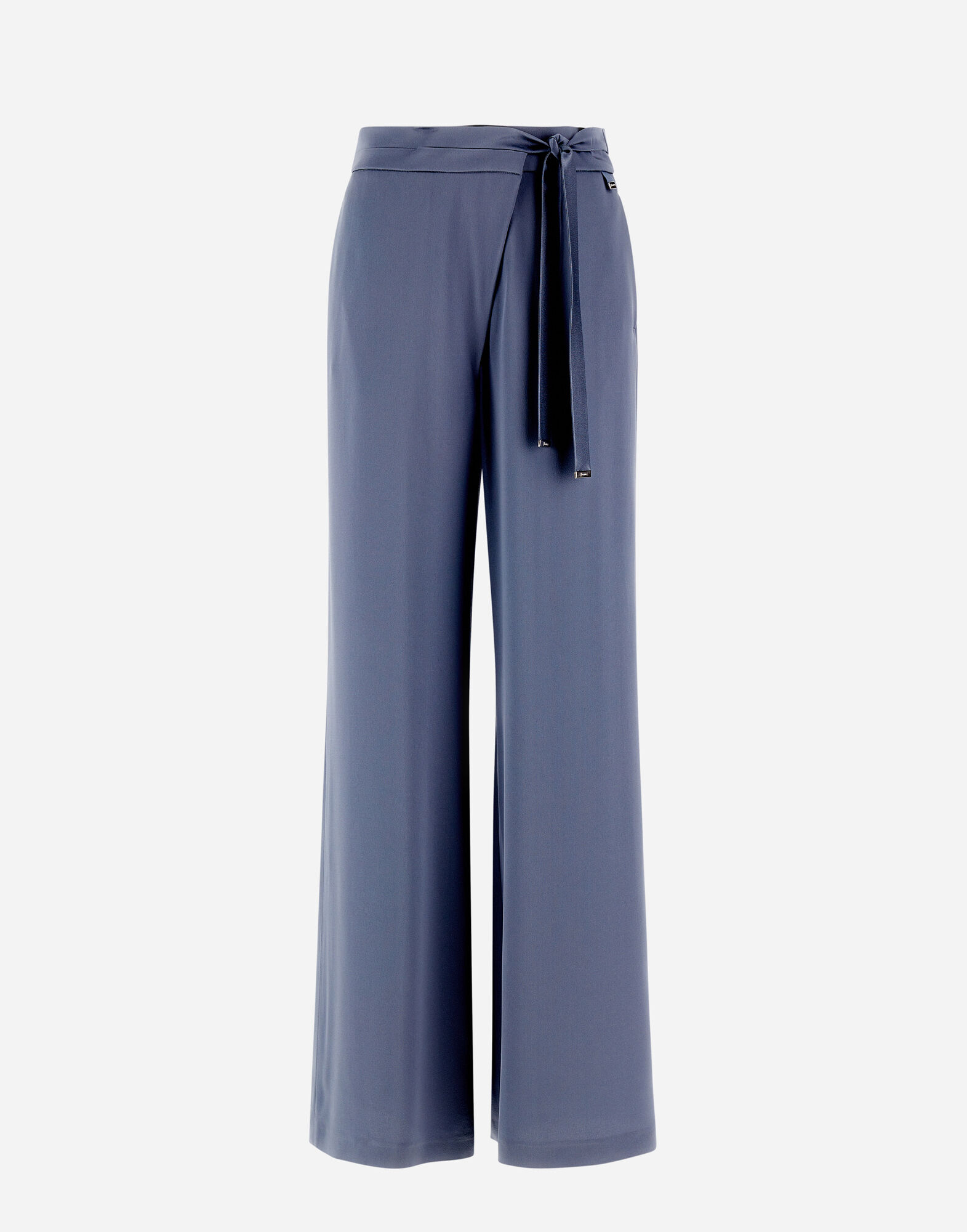 国内配送【HERNO】サテンエフェクト RESORT パンツ レディース リゾート サテンエフェクト パンツ Denim | Herno
