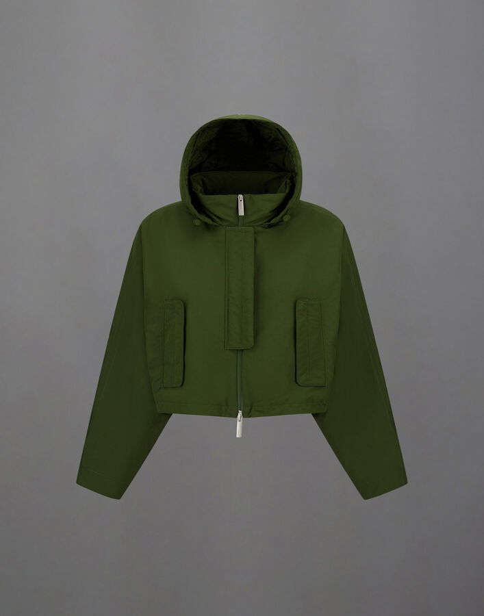 LAMINAR ORGANIC TECH SHORT JACKET Herno Herno LAMINAR ORGANIC TECH SHORT JACKET Greener Pastures GI00125DL128387420